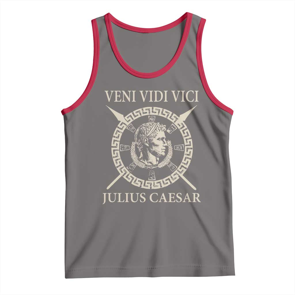 Julius Caesar Tank Top Veni Vidi Vici Roman History - Wonder Print Shop
