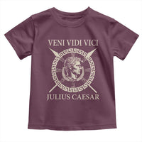 Julius Caesar Toddler T Shirt Veni Vidi Vici Roman History - Wonder Print Shop