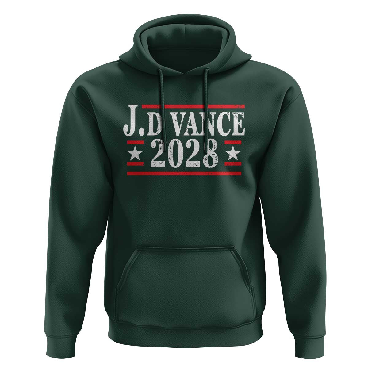 J.D Vance 2028 Hoodie Vintage Striped Star