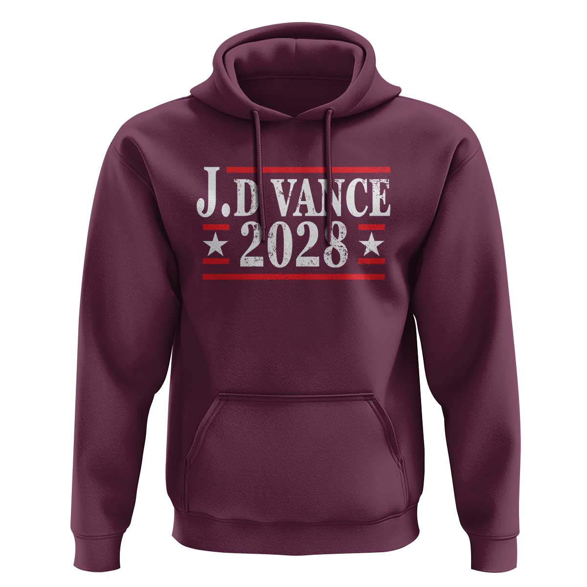 J.D Vance 2028 Hoodie Vintage Striped Star