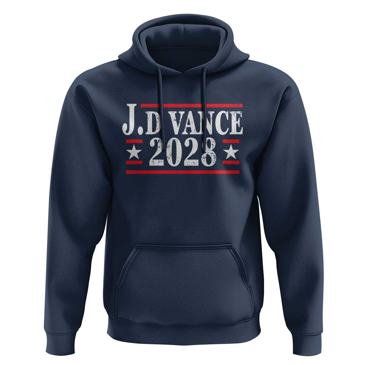 J.D Vance 2028 Hoodie Vintage Striped Star