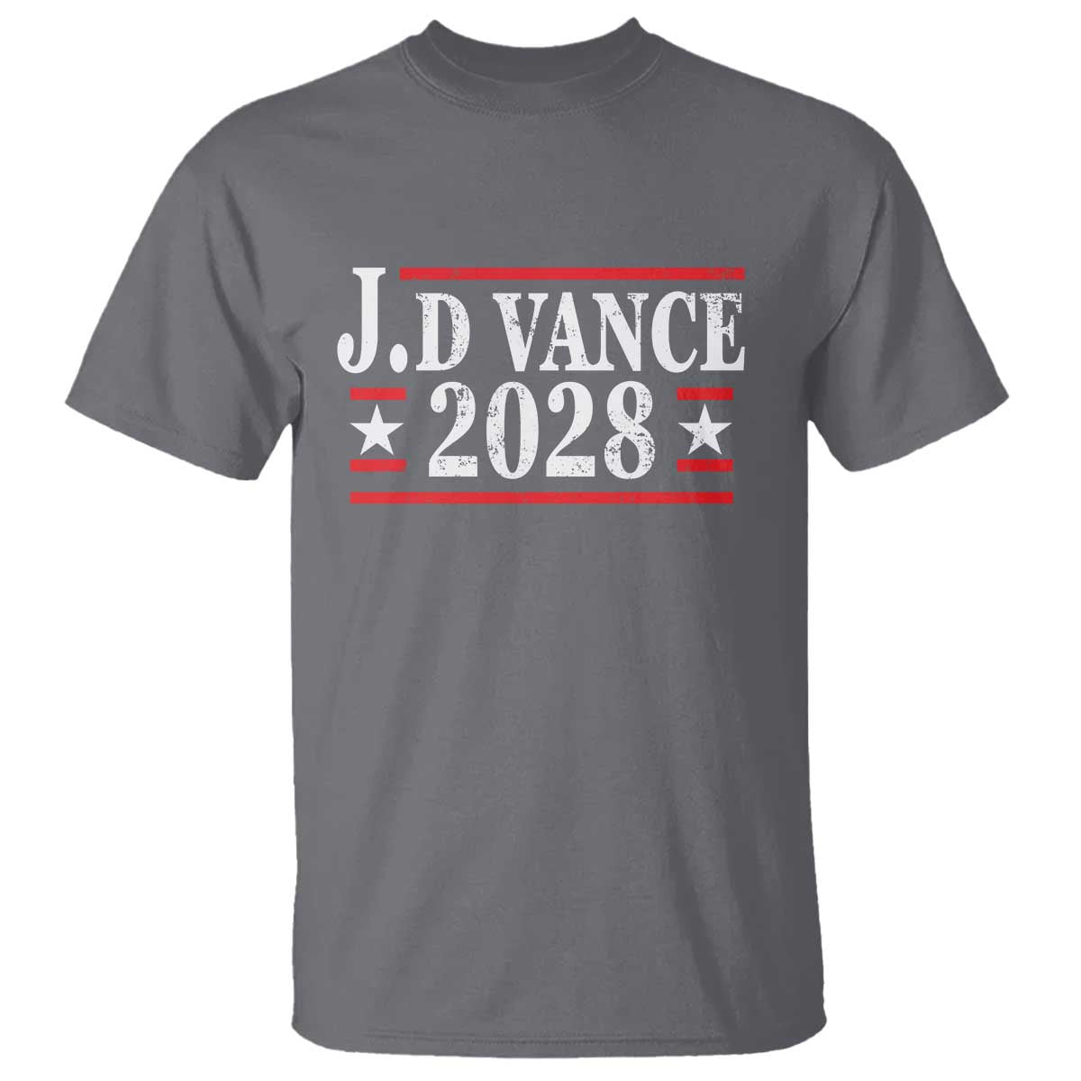 J.D Vance 2028 T Shirt Vintage Striped Star - Wonder Print Shop
