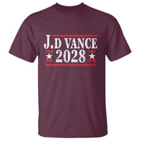 J.D Vance 2028 T Shirt Vintage Striped Star - Wonder Print Shop