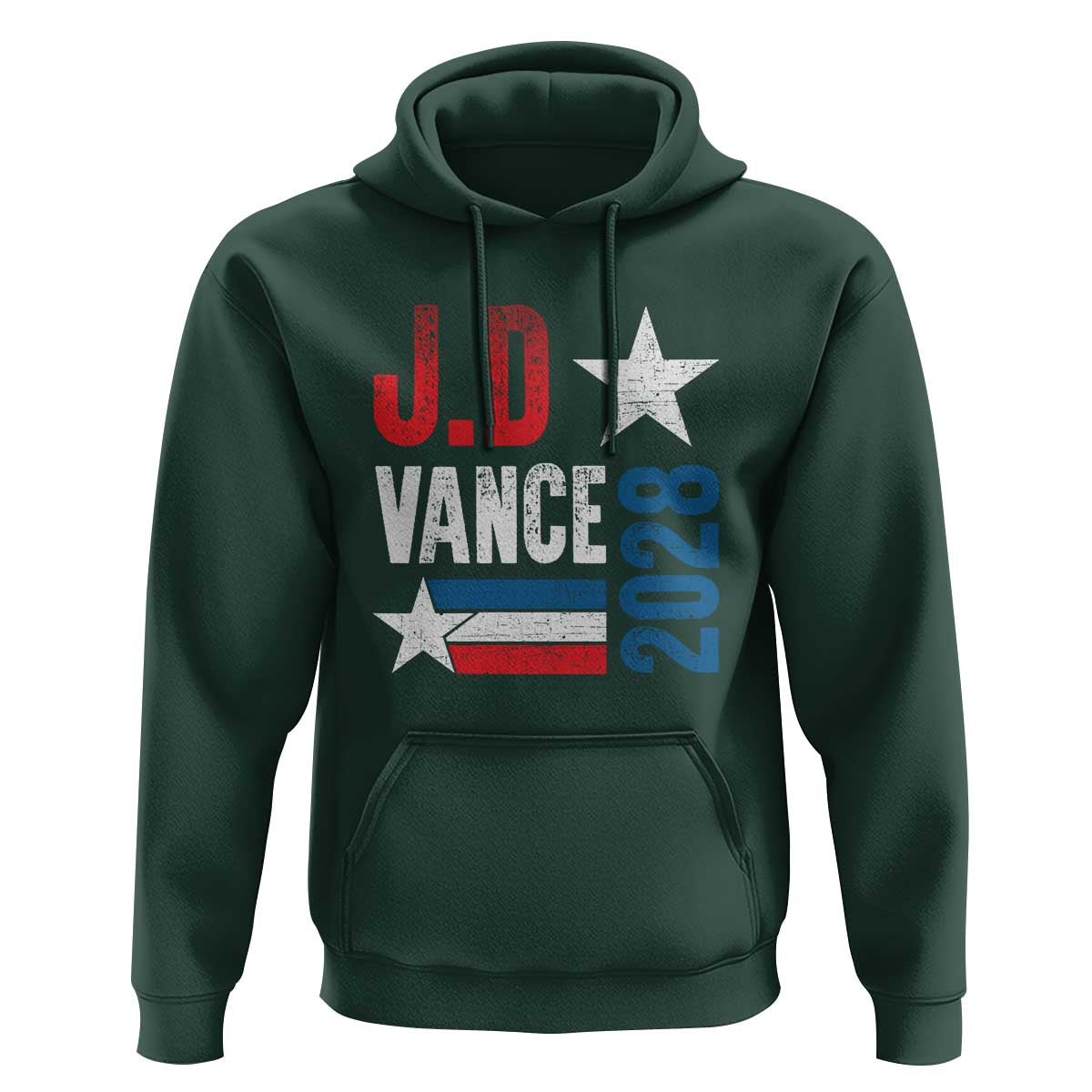 J.D Vance 2028 Hoodie Vintage US Presidential Election Star