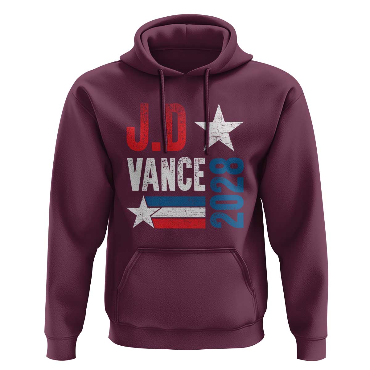 J.D Vance 2028 Hoodie Vintage US Presidential Election Star
