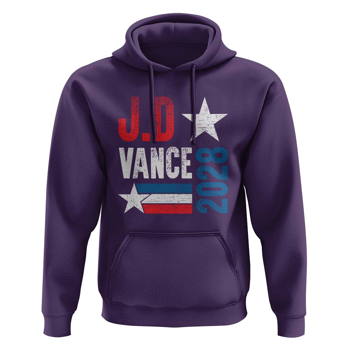 J.D Vance 2028 Hoodie Vintage US Presidential Election Star