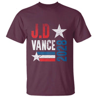 J.D Vance 2028 T Shirt Vintage US Presidential Election Star - Wonder Print Shop