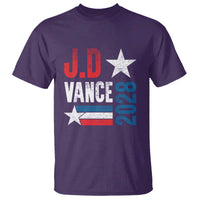 J.D Vance 2028 T Shirt Vintage US Presidential Election Star - Wonder Print Shop