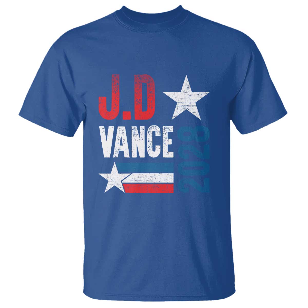 J.D Vance 2028 T Shirt Vintage US Presidential Election Star - Wonder Print Shop
