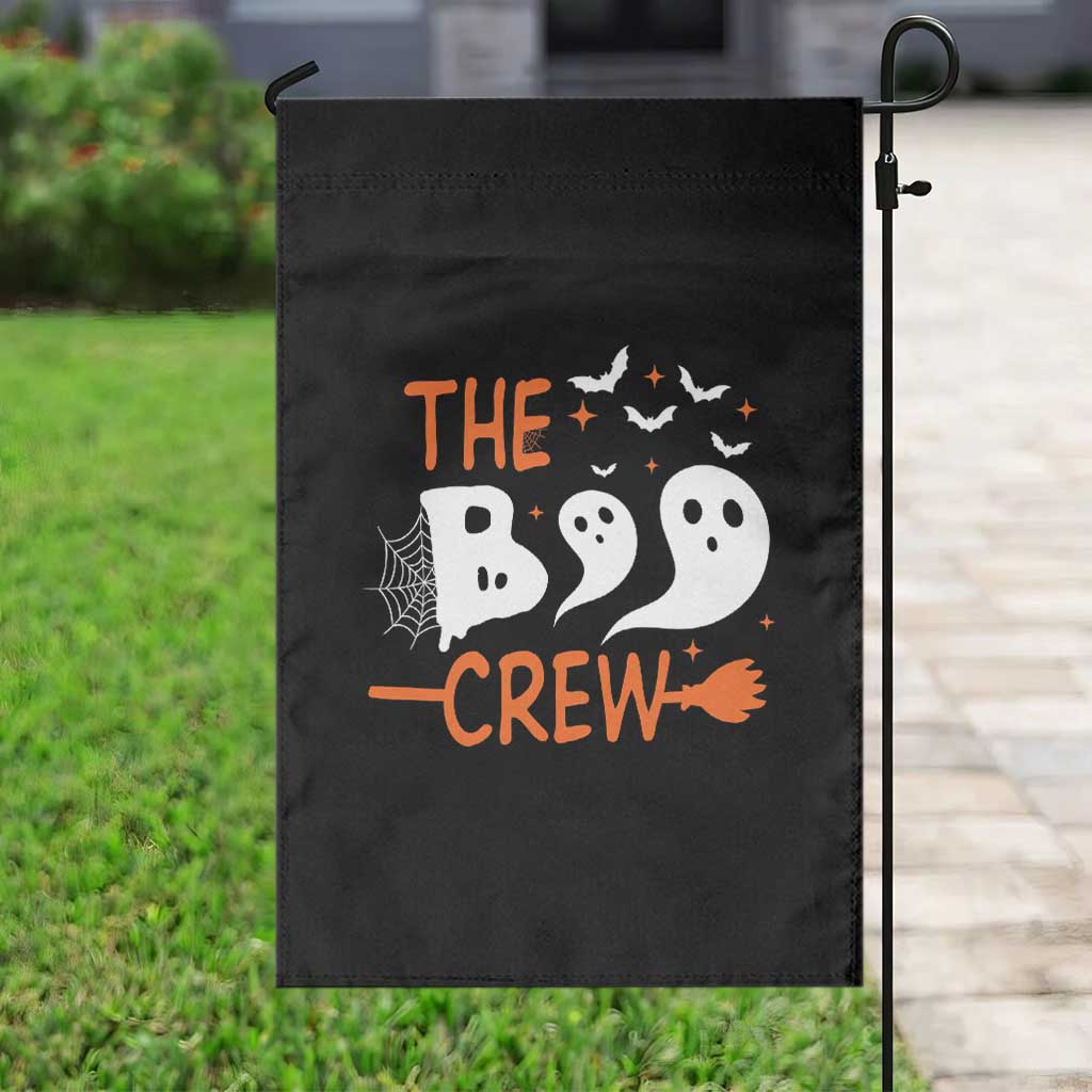 Halloween Garden Flag The Boo Crew Trick Or Treat Ghost Squad - Wonder Print Shop