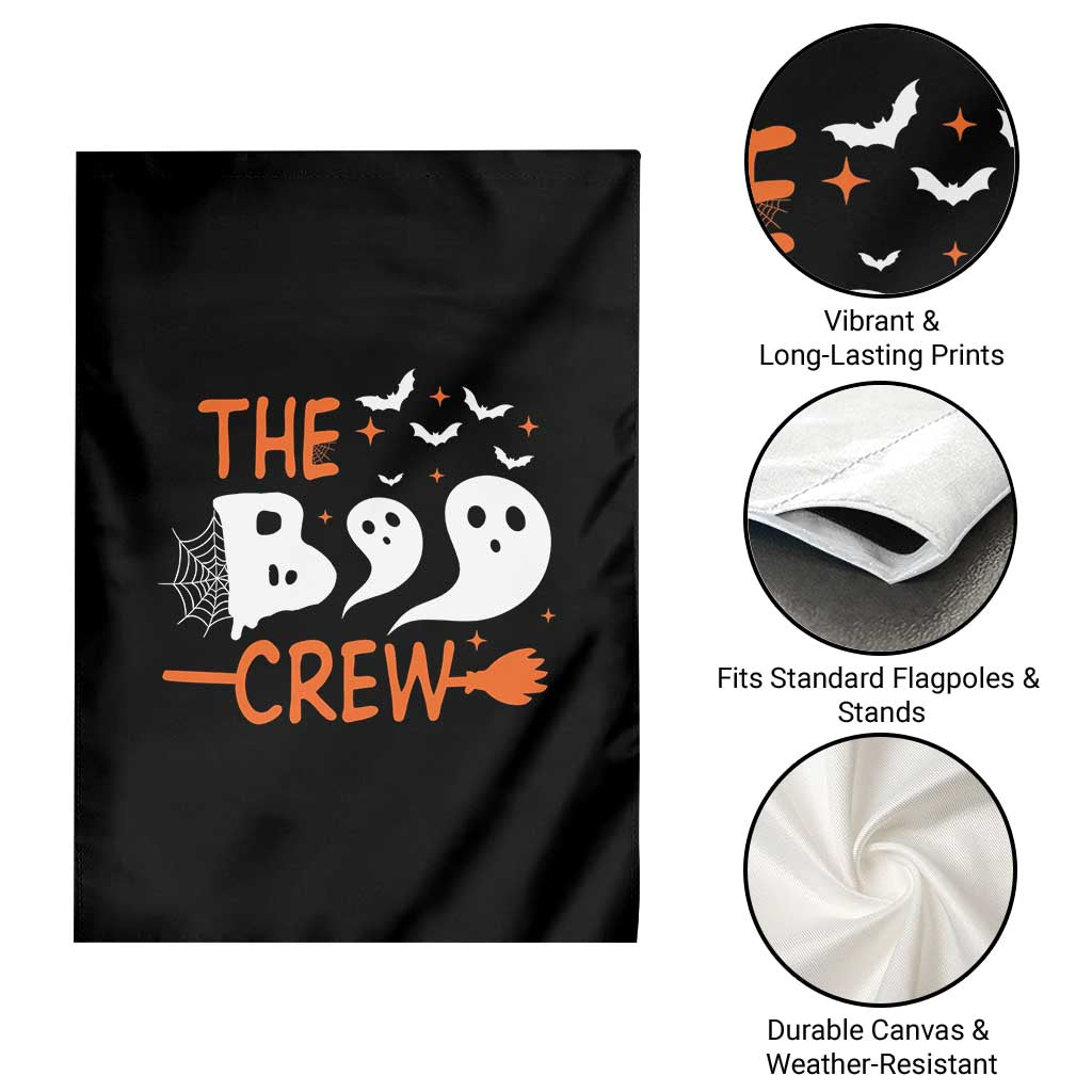 Halloween Garden Flag The Boo Crew Trick Or Treat Ghost Squad - Wonder Print Shop