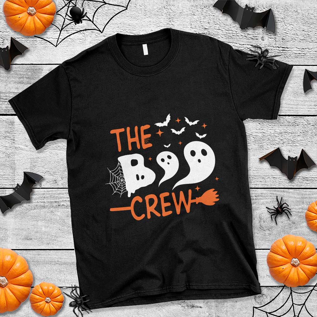 Halloween T Shirt The Boo Crew Trick Or Treat Ghost Squad - Wonder Print Shop