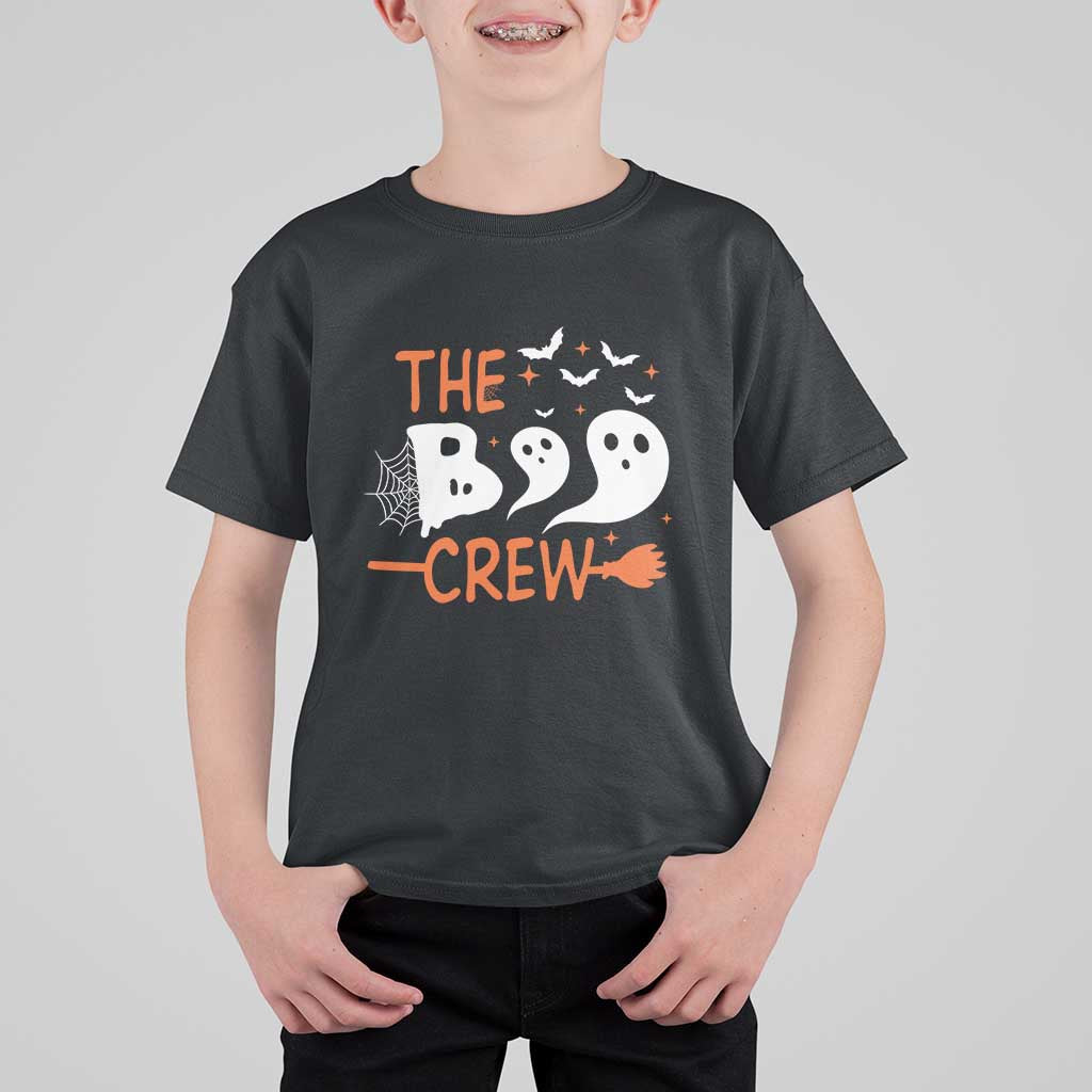 Halloween T Shirt For Kid The Boo Crew Trick Or Treat Ghost Squad - Wonder Print Shop