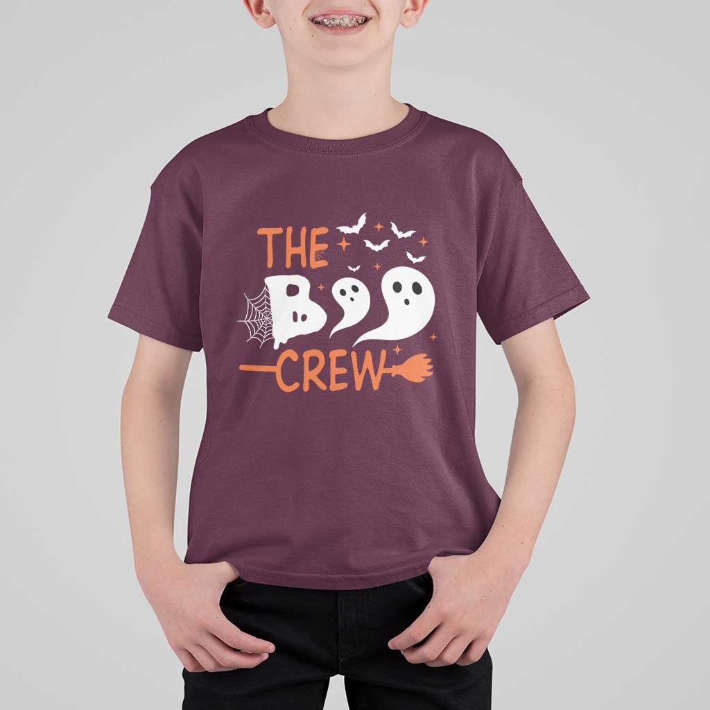 Halloween T Shirt For Kid The Boo Crew Trick Or Treat Ghost Squad - Wonder Print Shop