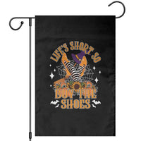 Halloween Witches Garden Flag Life's Short So Buy The Shoes Spider Web Fall Season - Wonder Print Shop