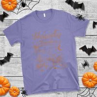 Halloween Cowgirl T Shirt Howdy Witches Retro Cowboy Boots Witch Hat Broom - Wonder Print Shop