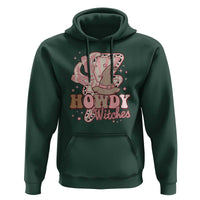 Halloween Cowgirl Hoodie Howdy Witches Cowboy Boots Witch Hat Thunder