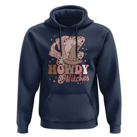 Halloween Cowgirl Hoodie Howdy Witches Cowboy Boots Witch Hat Thunder