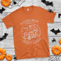 Halloween Witch Drinks T Shirt Witches Brew Drink Co Quality Potions Since 1543 - Wonder Print Shop