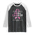 Male Breast Cancer Raglan Shirt He Can Heal Cancer Christian Pink Ribbon - Wonder Print Shop