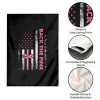 Breast Cancer Awareness Garden Flag Back The Pink Warrior American Flag - Wonder Print Shop