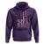Breast Cancer Awareness Hoodie Back The Pink Warrior American Flag - Wonder Print Shop