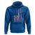 Breast Cancer Awareness Hoodie Back The Pink Warrior American Flag - Wonder Print Shop