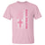Breast Cancer Awareness T Shirt Back The Pink Warrior American Flag - Wonder Print Shop