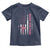 Breast Cancer Awareness Toddler T Shirt Back The Pink Warrior American Flag - Wonder Print Shop