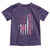 Breast Cancer Awareness Toddler T Shirt Back The Pink Warrior American Flag - Wonder Print Shop