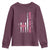 Breast Cancer Awareness Youth Sweatshirt Back The Pink Warrior American Flag - Wonder Print Shop