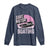 Funny Save Motor Boating Long Sleeve Shirt Breast Cancer Pink Ribbon - Wonder Print Shop