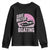 Funny Save Motor Boating Youth Sweatshirt Breast Cancer Pink Ribbon - Wonder Print Shop