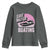 Funny Save Motor Boating Youth Sweatshirt Breast Cancer Pink Ribbon - Wonder Print Shop