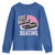 Funny Save Motor Boating Youth Sweatshirt Breast Cancer Pink Ribbon - Wonder Print Shop