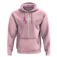 Christian Faith Breast Cancer Awareness Hoodie Pink Ribbon Christian Cross - Wonder Print Shop