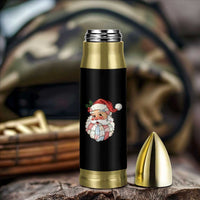 Vintage Retro Patchwork Santa Xmas Bullet Tumbler Merry Christmas Holiday - Wonder Print Shop