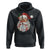 Vintage Retro Patchwork Santa Xmas Hoodie Merry Christmas Holiday - Wonder Print Shop