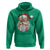 Vintage Retro Patchwork Santa Xmas Hoodie Merry Christmas Holiday - Wonder Print Shop
