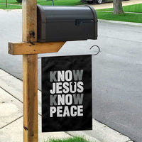 Christian Know Jesus Know Peace Garden Flag Religion God Church Bible - Wonder Print Shop