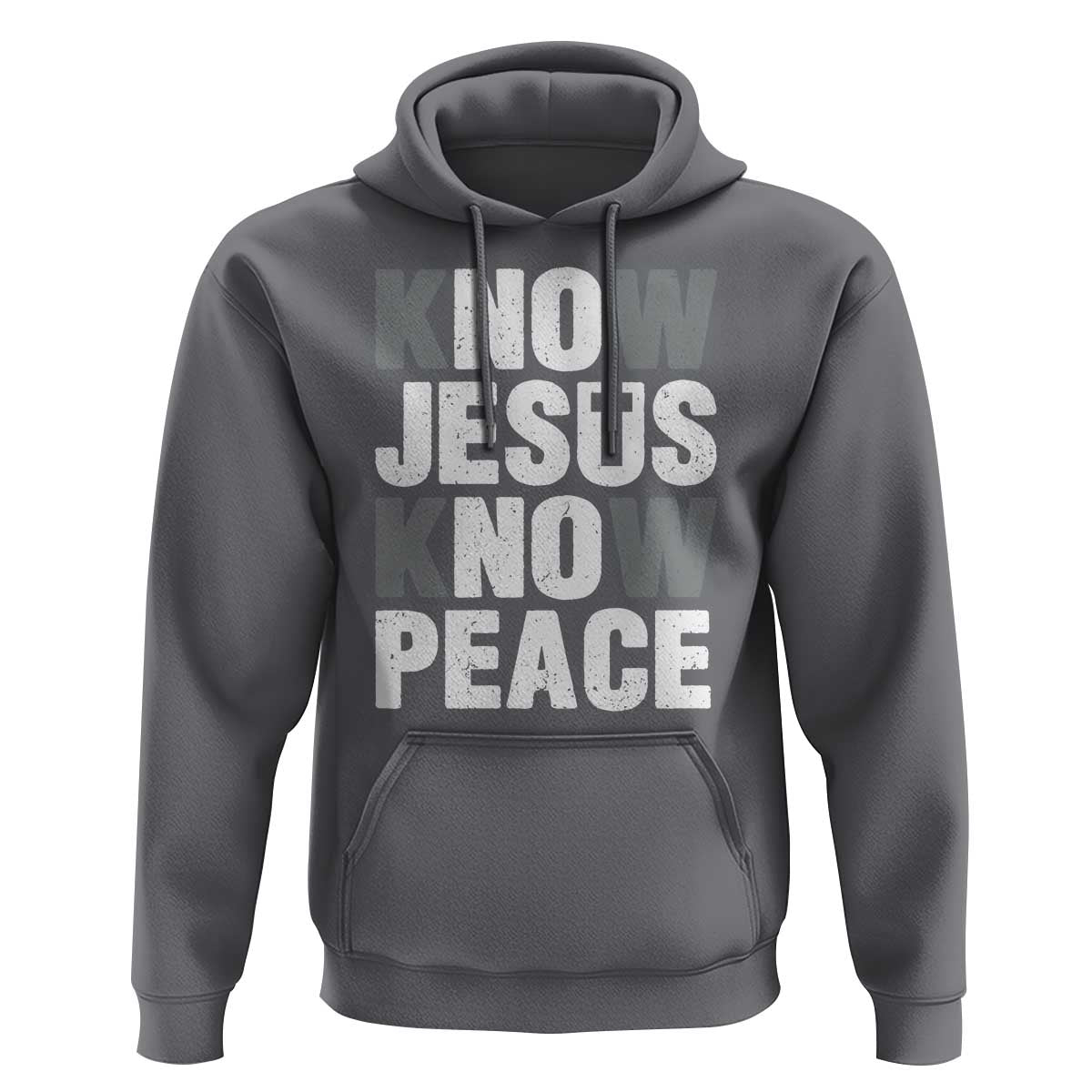 Christian Know Jesus Know Peace Hoodie Religion God Church Bible - Wonder Print Shop