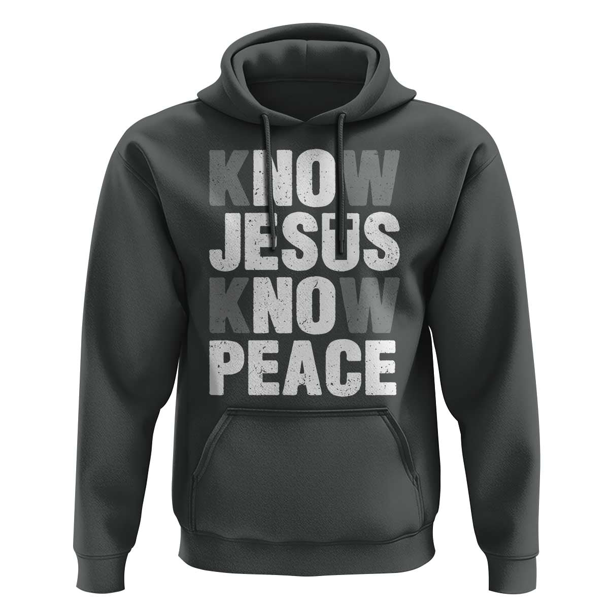 Christian Know Jesus Know Peace Hoodie Religion God Church Bible - Wonder Print Shop