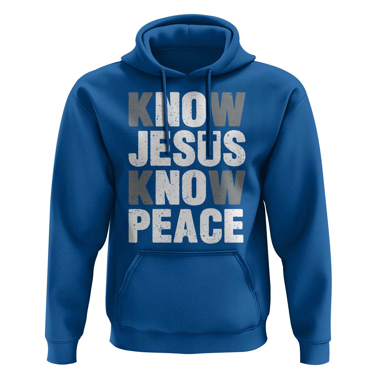 Christian Know Jesus Know Peace Hoodie Religion God Church Bible - Wonder Print Shop