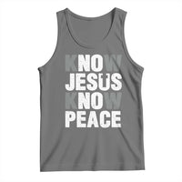 Christian Know Jesus Know Peace Tank Top Religion God Church Bible - Wonder Print Shop