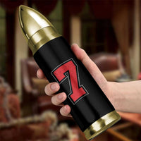 Number 7 Bullet Tumbler Fan Varsity Sports Team 67 Jersey Number - Wonder Print Shop