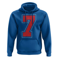 Number 7 Hoodie Fan Varsity Sports Team 67 Jersey Number - Wonder Print Shop