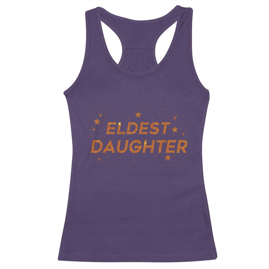 Eldest Daughter Racerback Tank Top Trendy Life of A Daughter - Wonder Print Shop