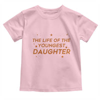 Funny The Life Of The Youngest Daughter Toddler T Shirt Sparkle Star - Wonder Print Shop