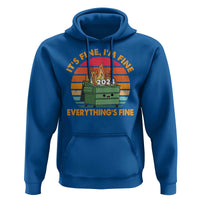 Funny It's Fine I'm Everything Is Fine 2024 Hoodie Cute Vintage Lil Dumpster Fire