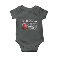 Funny Christmas Native American Baby Onesie Christmas With My Tribes